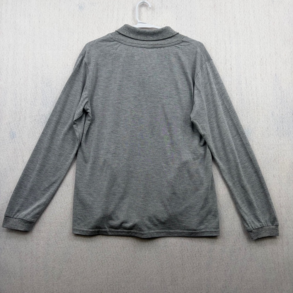 Emirates Hydra Active Shawl Collar Pullover Top Gray Women Medium EM0622 - Picture 7 of 8